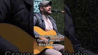 zoom h6 vs Celular áudio recordings