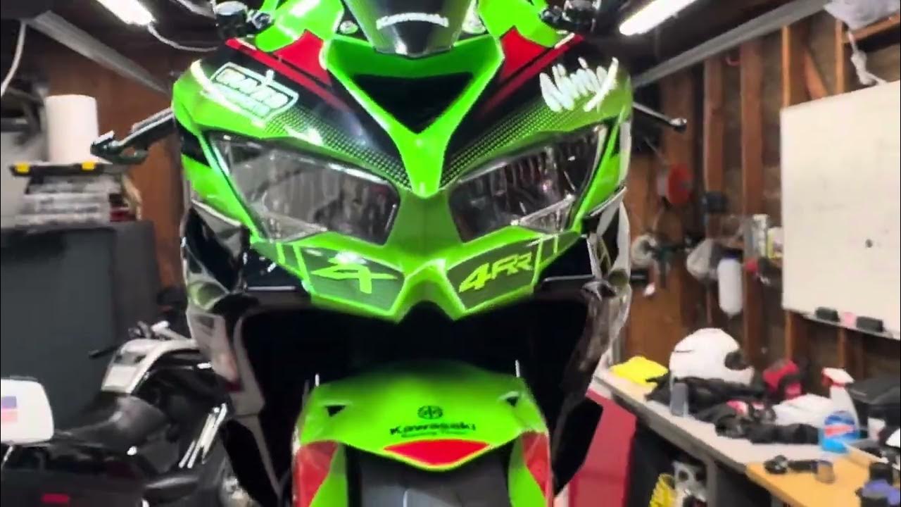 GravesMotorsports ZX4RR Rearsets review and tour of other ZX4RR mods