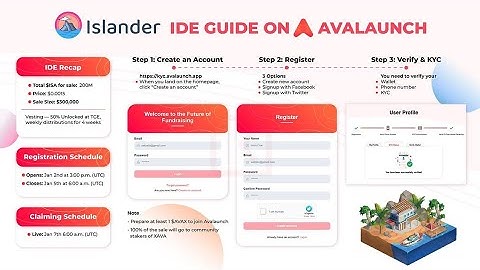 Full Process of Avalaunch | Islander Avalaunch Full Process | Registration | 1 Avax | XAVA Coin |