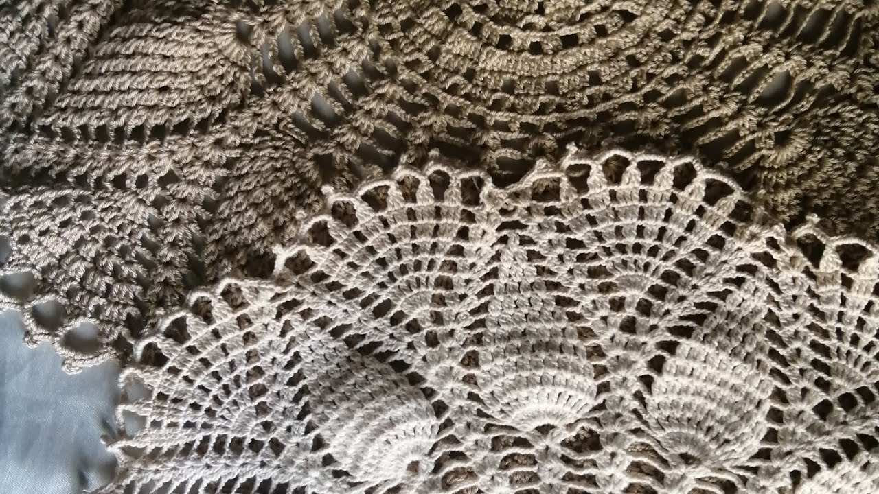 مقارنة بين الديفا والغزل في مفارش الكروشية 👍👎💜