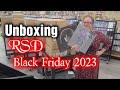 Record store day black friday 2023 vinyl records  huge unboxing  rsdbf