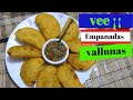 COMO HACER EMPANADAS COLOMBIANAS, ( VALLUNAS ) con harina pan crocantes deliciosas creando con vicky