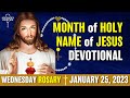 WEDNESDAY ROSARY 💙 GLORIOUS Mysteries of Holy Rosary 💙 January 25, 2023 💙 VIRTUAL ROSARY