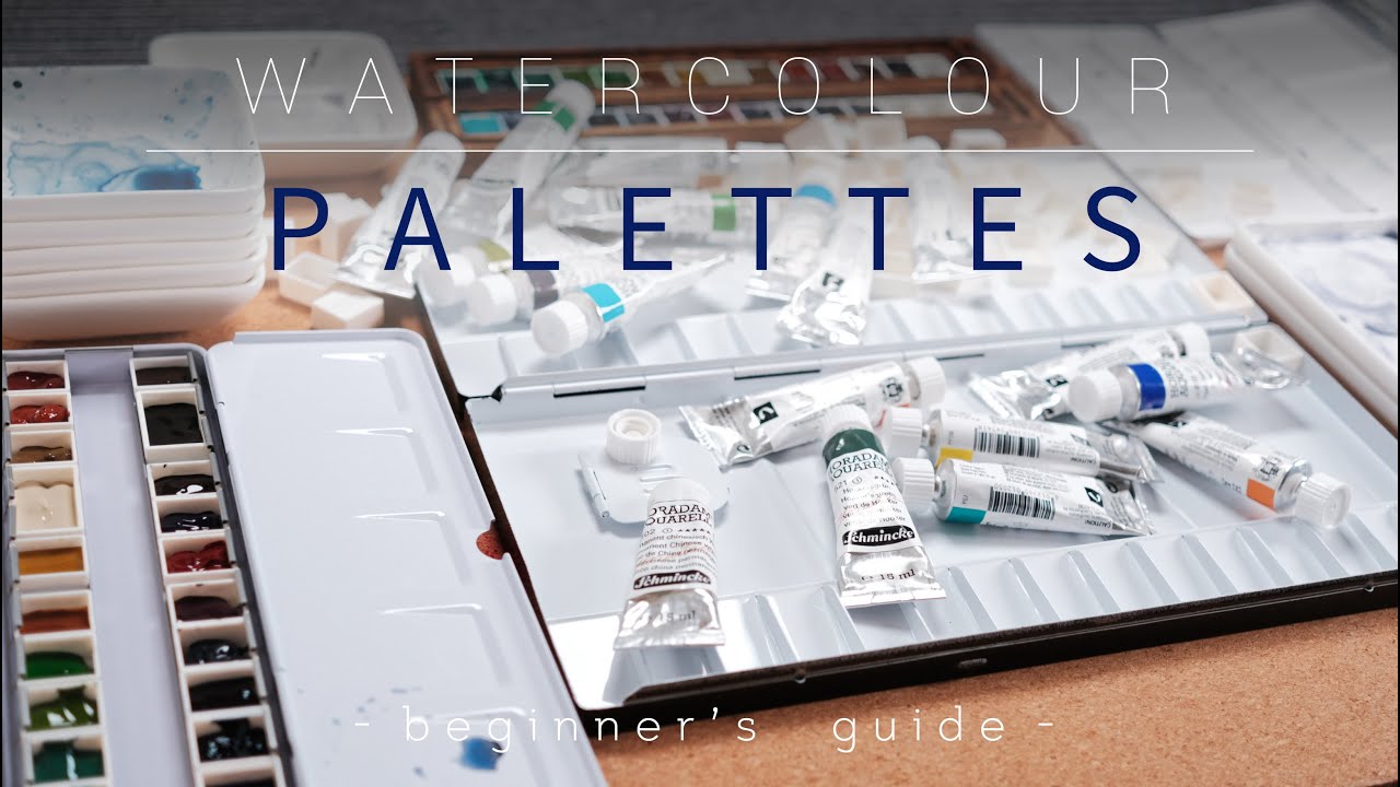Watercolor Palette : finding your perfect one (Plastic, Metal, Porcelain)