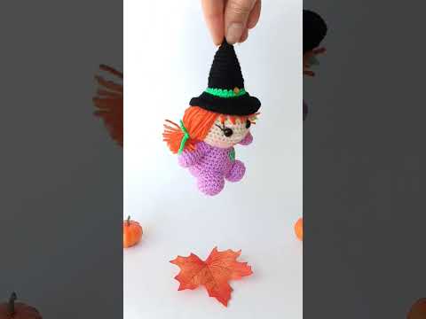 🔥🖤💜Crochet Little Witch