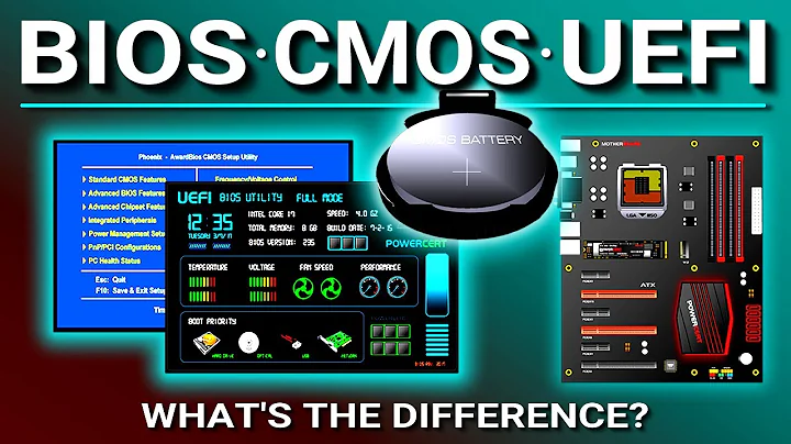 BIOS, CMOS, UEFI - What's the difference?