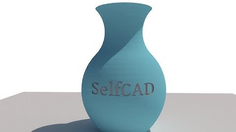 How to engrave text in SelfCAD