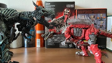 Transformers Grimlock vs Scorn stop motion