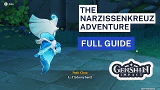 The Narzissenkreuz Adventure | Full Guide | Fontaine Puzzle | Genshin Impact