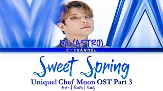 Sweet Spring 봄날애(愛) - MJ (ASTRO) 아스트로 | Unique! Chef Moon 유별나! 문셰프 OST Part 3 | Han/Rom/Eng/가사