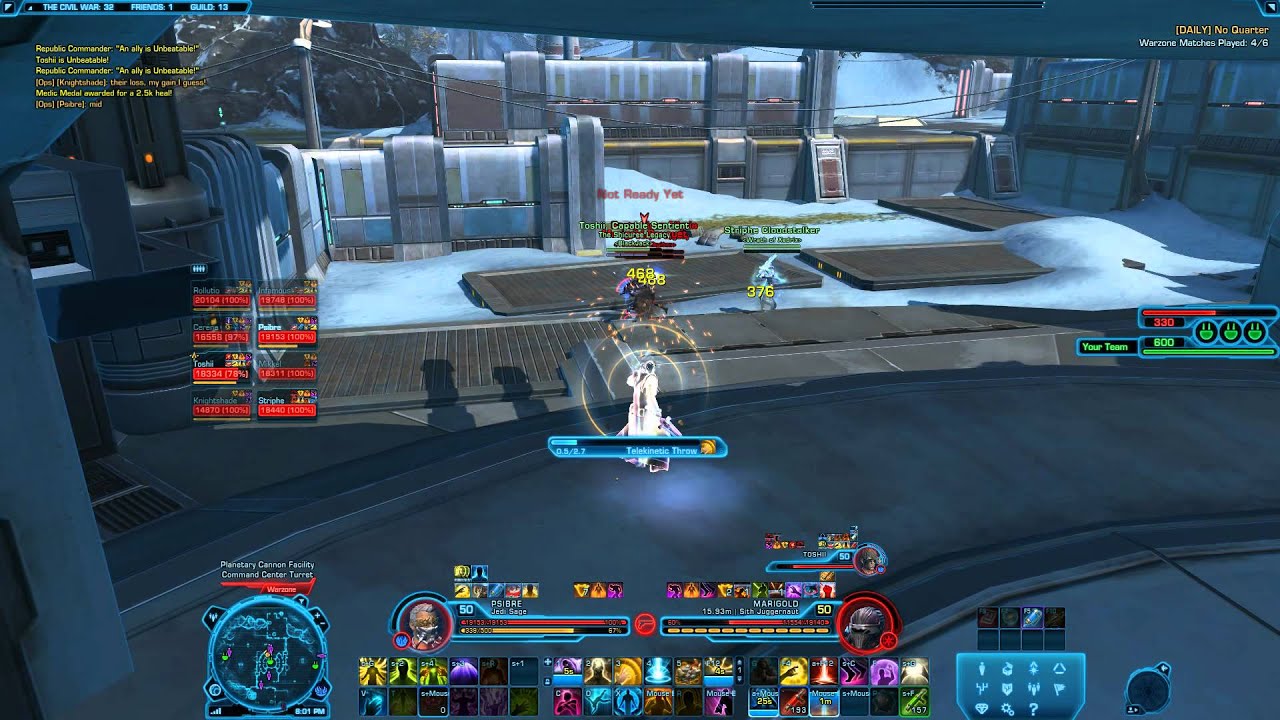 SWTOR PvP 16: Sage DPS (Hybrid)