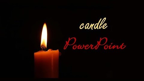 Lighting A Candle | Animated Illustration | Creative PowerPoint | #Shorts