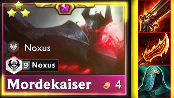 9 Noxus Mordekaiser ⭐⭐⭐ - The Perfect Build | TFT SET 9.5
