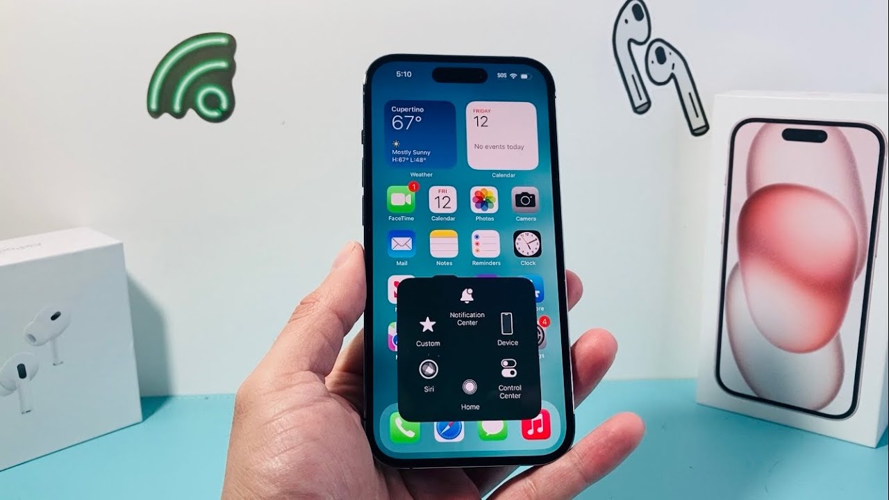 How to Turn On Assistive Touch on iPhone - YouTube