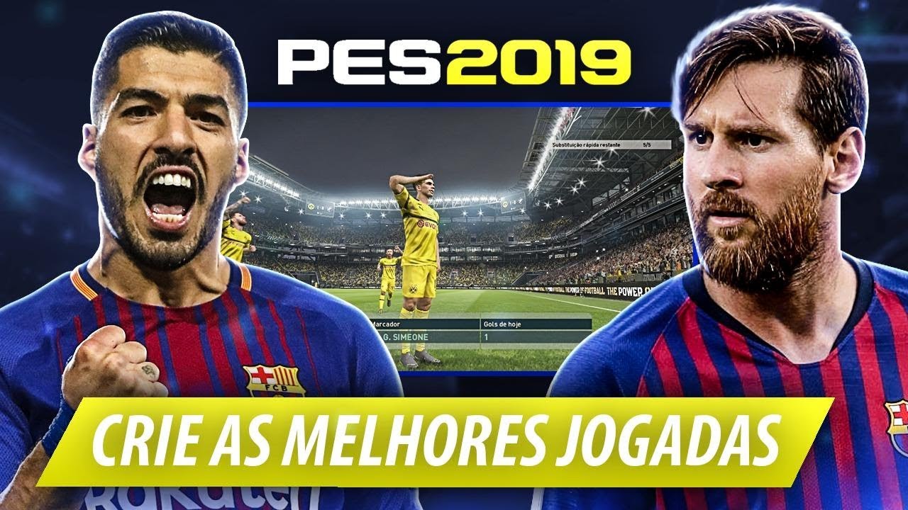 4 TÉCNICAS AVANÇADAS DE ATAQUE - APRENDA A CRIAR CHANCES CLARAS DE GOL NO PES 2019