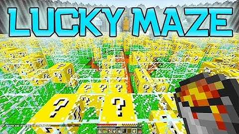 LUCKY BLOCKS MAZE MOD HEROBRINE