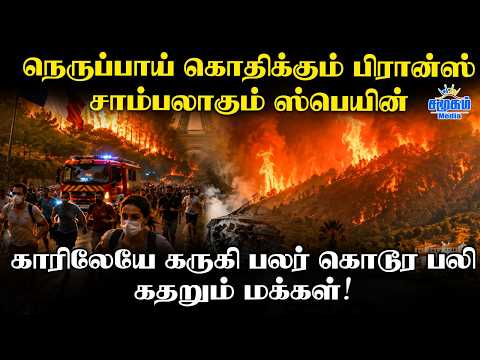 நிலைகுலைய வைத்த  பாவி  |  20 லட்சம் மக்கள்  அவசர  வெளியேற்றம் | Europe’s extreme heatwave