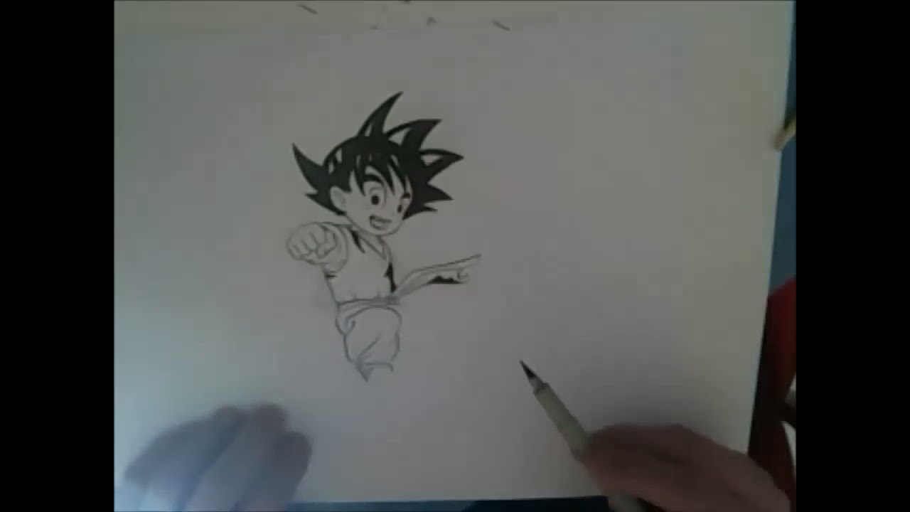 Dibujando a Goku