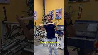 CNC 4-Axis Wood Lathe Machine | Mesin CNC bubut kayu 4 sumbu. #furniture #cnc4axis #woodwoodworking