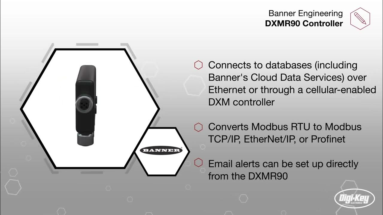 Banner Engineering DXMR90 Controller Datasheet Preview YouTube