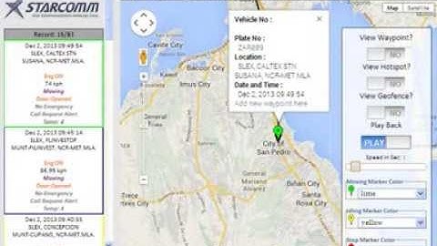 3rdEye Real Time GPS Google Map Playback