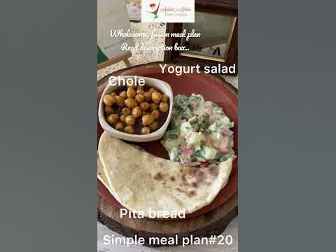 Simple meal plan#20 ( wholesome fusion meal plan) - YouTube