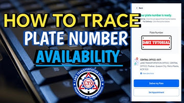 PAANO A TRACE ANG AVAILABLE NG PLATE NUMBER ONLINE 2025 | HOW TO CHECK PLATE NUMBER ONLINE 2025