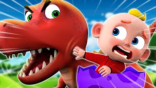 Dino Is Coming! T-Rex Dinosaur Song - Funny Songs & Nursery Rhymes - PIB Little Song