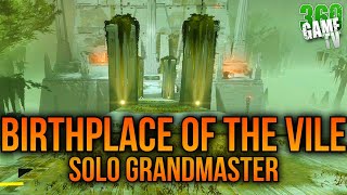 SOLO Grandmaster Birthplace of the Vile - FIRST SOLO GM EVER!! - Solar Warlock - Console - Destiny 2