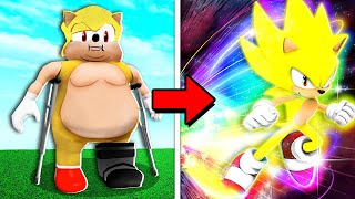 Upgrading SUPER SONIC to FASTEST EVER! (Roblox)