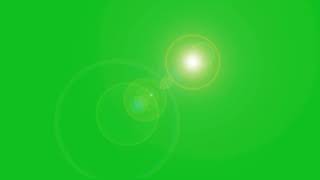 Lens flare green screen