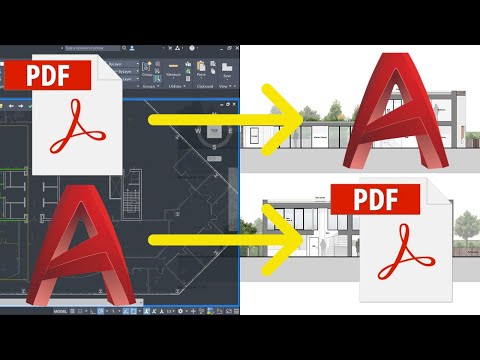 How to Convert DWG to PDF and PDF to DWG (With LAYERS)