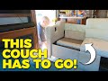 RV Renovation! Replacing Our Motorhome Couch with RecPro Furniture