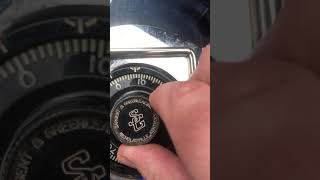 How to dial open a 3 wheel combination lock