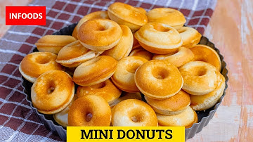 Mini Donuts Recipe using a Donut Maker | How to Make Mini Donuts | Donut Maker Recipes | Infoods
