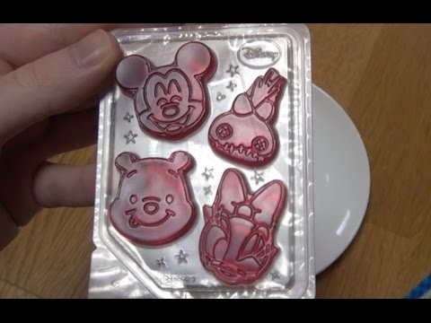 Disney Character Face Print Gummi Candy ディズニーキャラクターフェイプリグミ Youtube