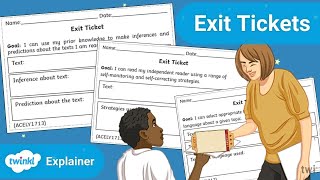 How to Use Exit Tickets to Assess Learning