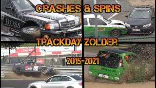 Best of Trackday Zolder Crashes & Spins! 2015-2021