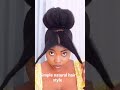 Simple Style For Your Everyday Natural Hair Naturalhair Naturalhairstyles Naturalhairjourney