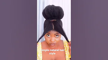 Simple Style For Your Everyday Natural Hair Naturalhair Naturalhairstyles Naturalhairjourney 