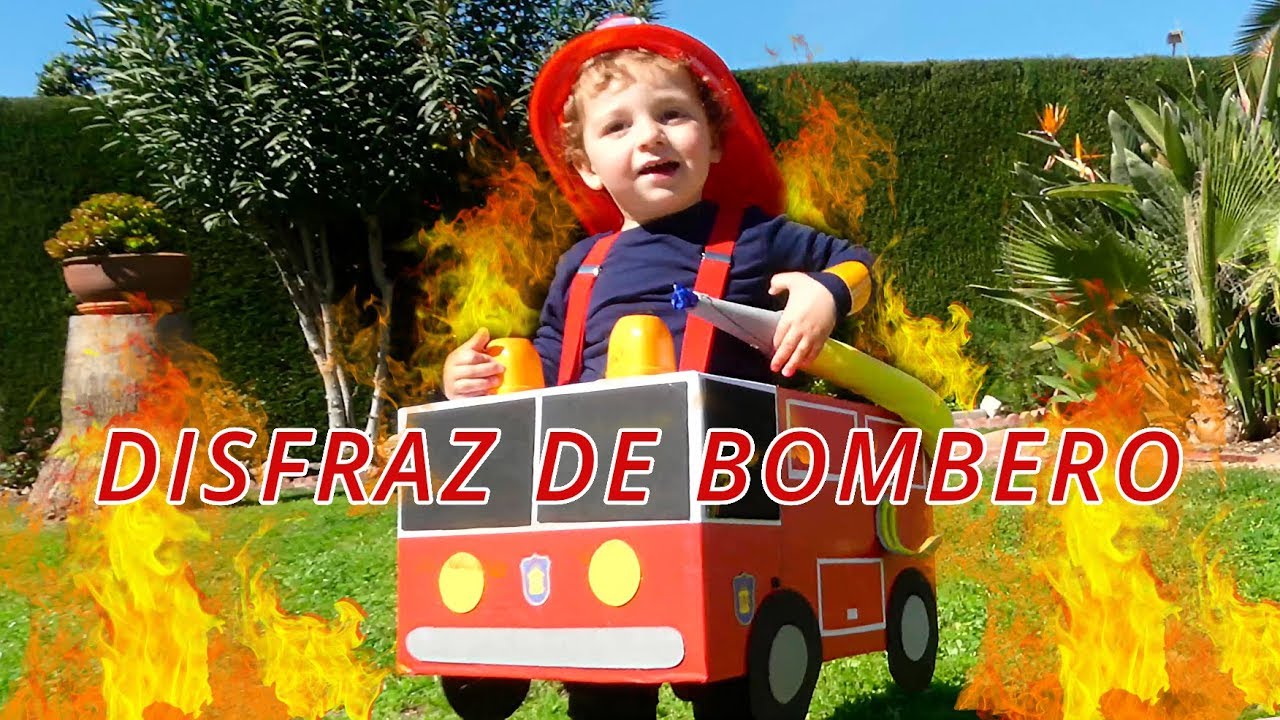 Extinto símbolo Cancelar Disfraz de bombero para niño - YouTube