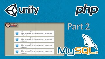 【Unity Easy Backend】Getting Items - Downloading the Items