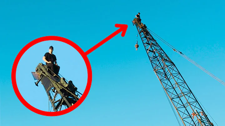 A Very DUSTY Crane Climb in California