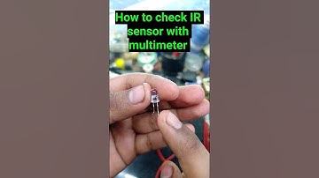 how to check IR sensor with multimeter #viral #trending #krelectronicwork