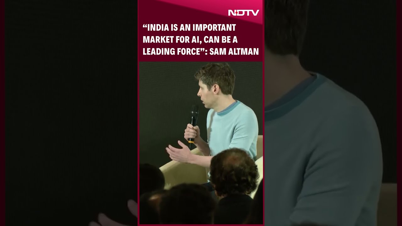 Sam Altman India Visit OpenAI CEO Says Should Be One Of The Leaders In AI Revolution