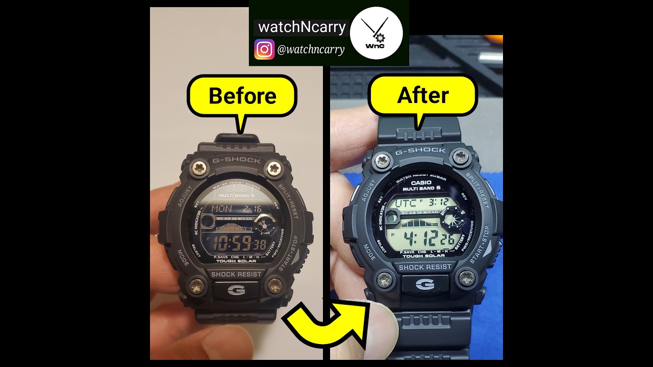 Modified Casio] Modding Lennard's Casio GShock GW-7900B from