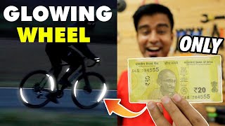 Bicycle Wheels GLOW At Night For Just Rs-20 | DIY | Make At Home by Cycle Rider Roy 16,441 views 5 months ago 3 minutes, 18 seconds