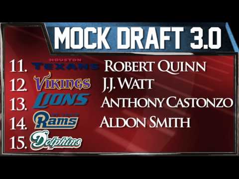 Mock Draft 3.0: Picks 11-15