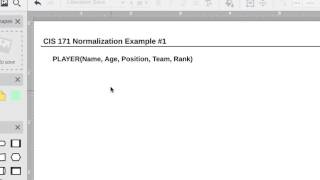 Normalization Example 1