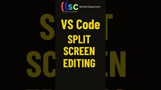 VS Code: Split Screen Editing #vscode #development #coding #shorts  #codingshorts #codingtips